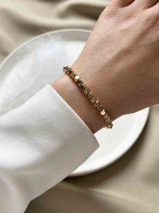 Lebijou Women's Hematite Bracelet Gold 4525