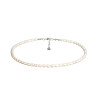 Weißer Perlenchoker D4890