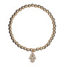 Armband aus Perlen mit Buchstaben D4762