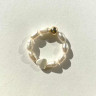 Quarzring mit Perlen D4850