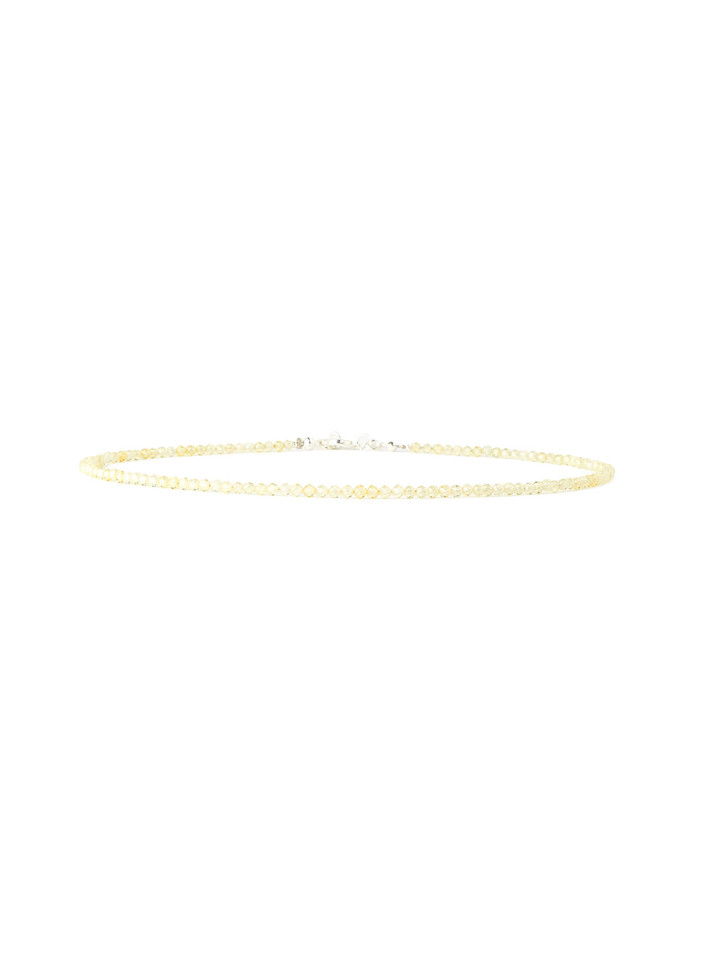 Gelber Zirkonia-Choker D5073