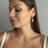 Gelber Zirkonia-Choker D5073