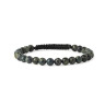 Herrenarmband in dunkelgrün D5038