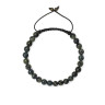 Herrenarmband in dunkelgrün D5038