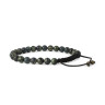 Herrenarmband in dunkelgrün D5038