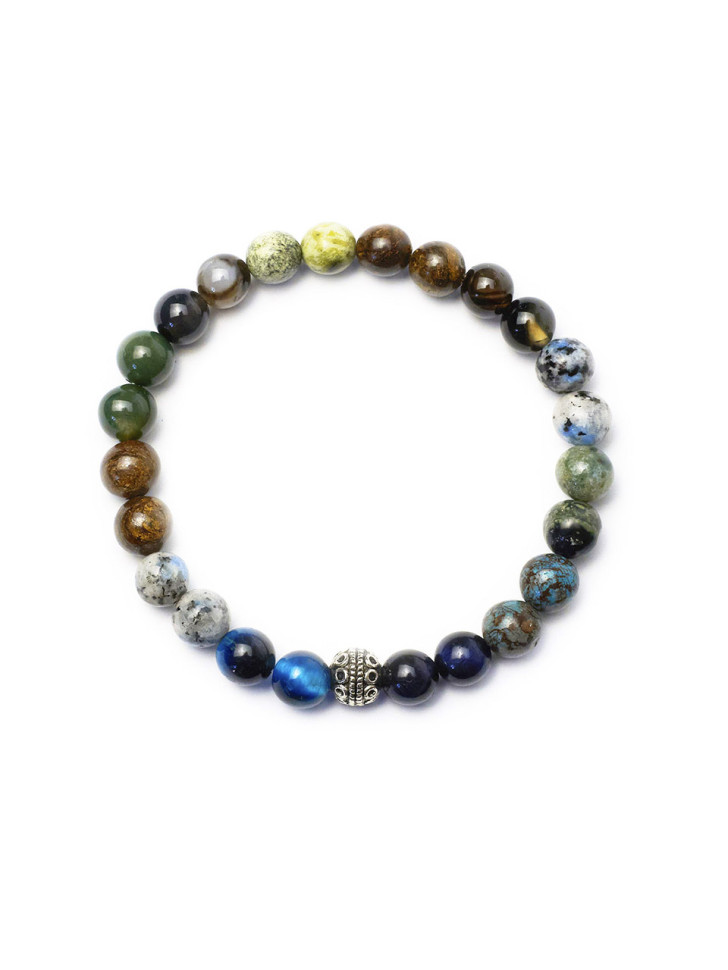 Herrenarmband aus natürlichen Steinen D5000