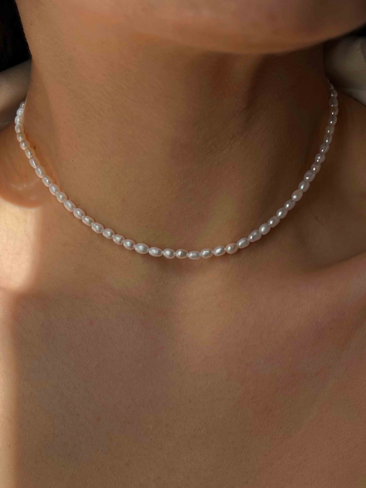 Perlencollier D4717