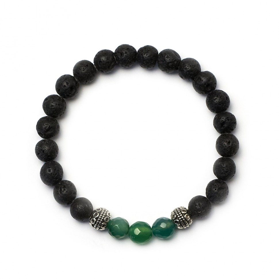 Lava-Perlenarmband D3471