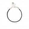 Schwarzes Spinell-Armband D5055
