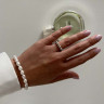 Silberring mit Hämatit D5131