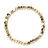 Goldenes Damen-Hämatit-Armband D4525