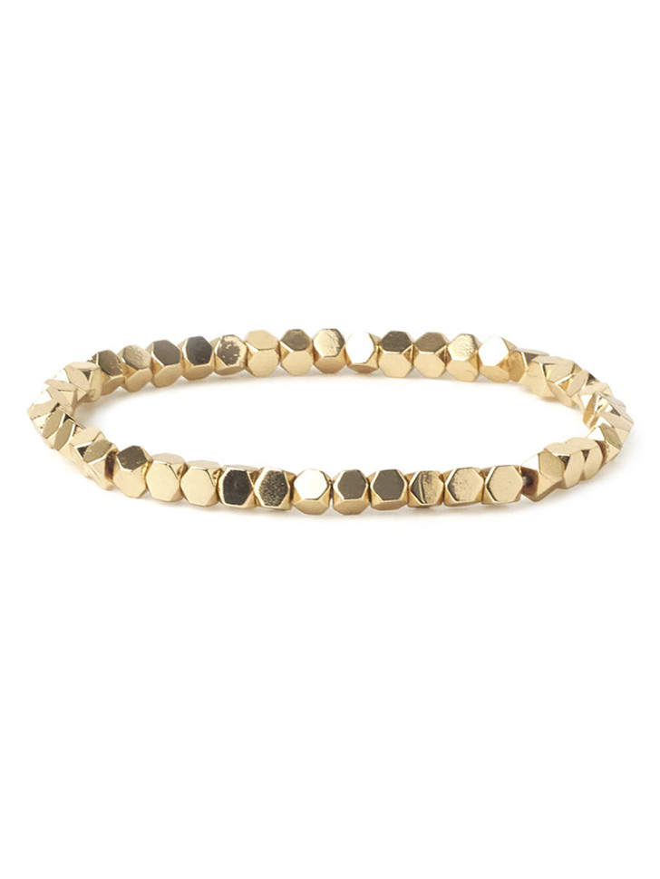 Goldenes Damen-Hämatit-Armband D4525
