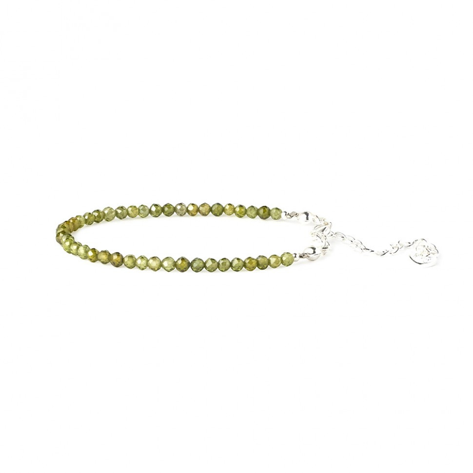 Grünes Zirkon-Armband D5084