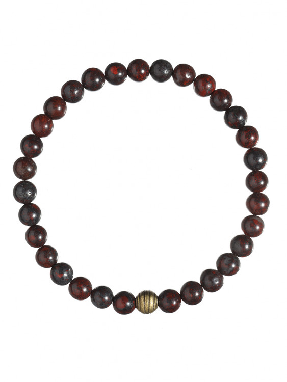Herrenarmband mit Jade 4533