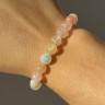 Buntes Armband aus Achat D4833