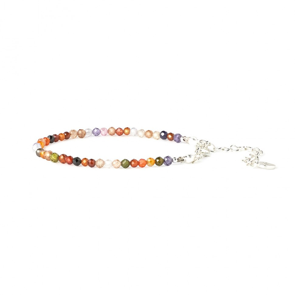 Buntes Zirkon-Armband D5085