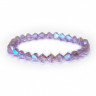Lavendelfarbenes Swarovski-Armband D4758