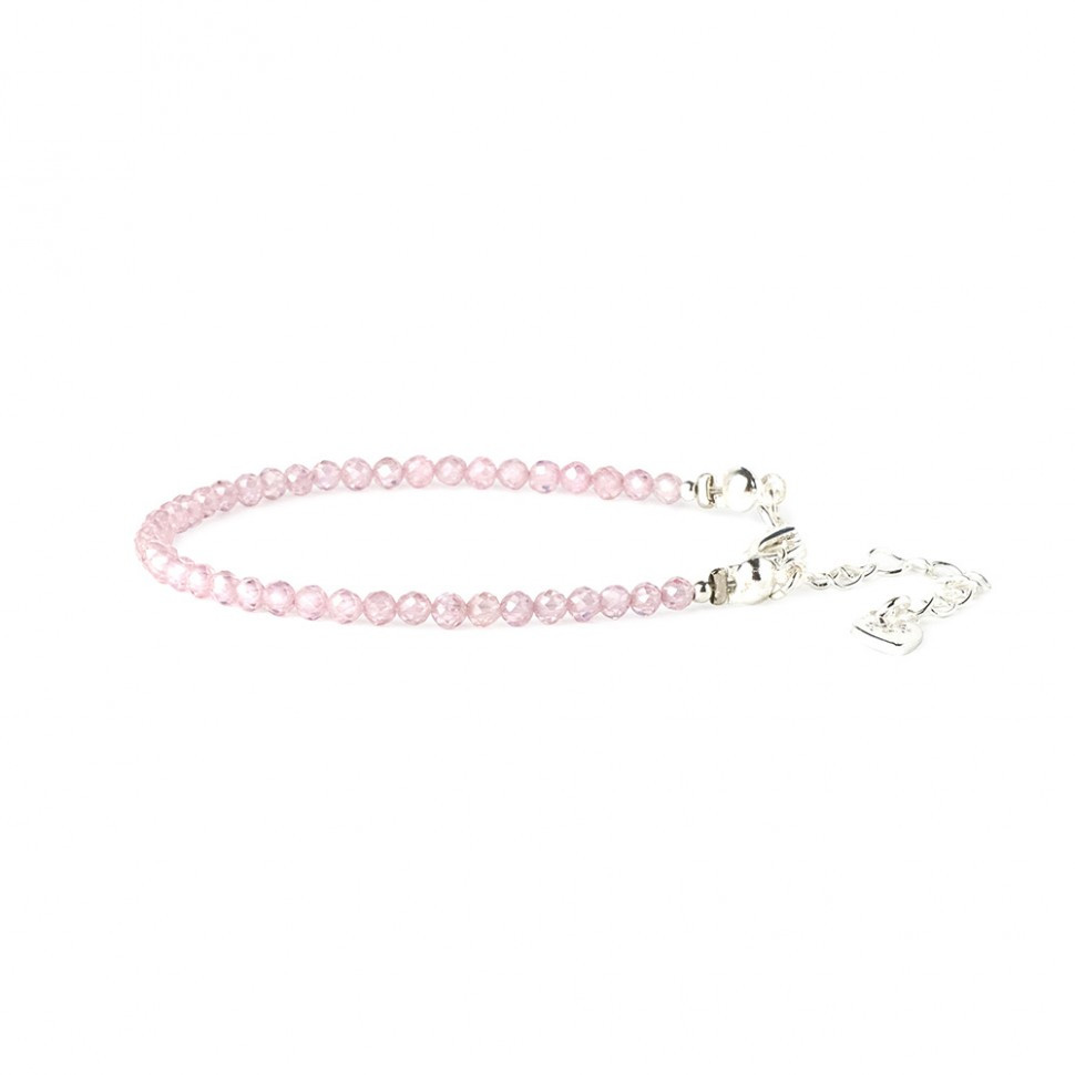 Rosa Zirkon-Armband D5081