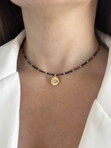 Garnet and spinel choker 5266