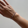 Dunkelviolett Zirkon-Armband D5086