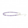 Dunkelviolett Zirkon-Armband D5086