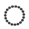 Schwarzes Achat-Armband D5902