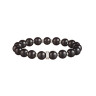 Schwarzes Achat-Armband D5902