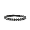 Geflochtenes Armband aus Hämatit D5043