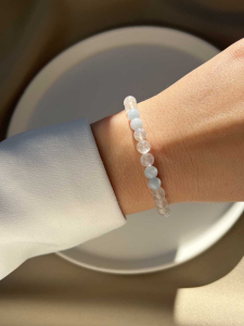 Bracelet with aquamarine and moonstone 5267