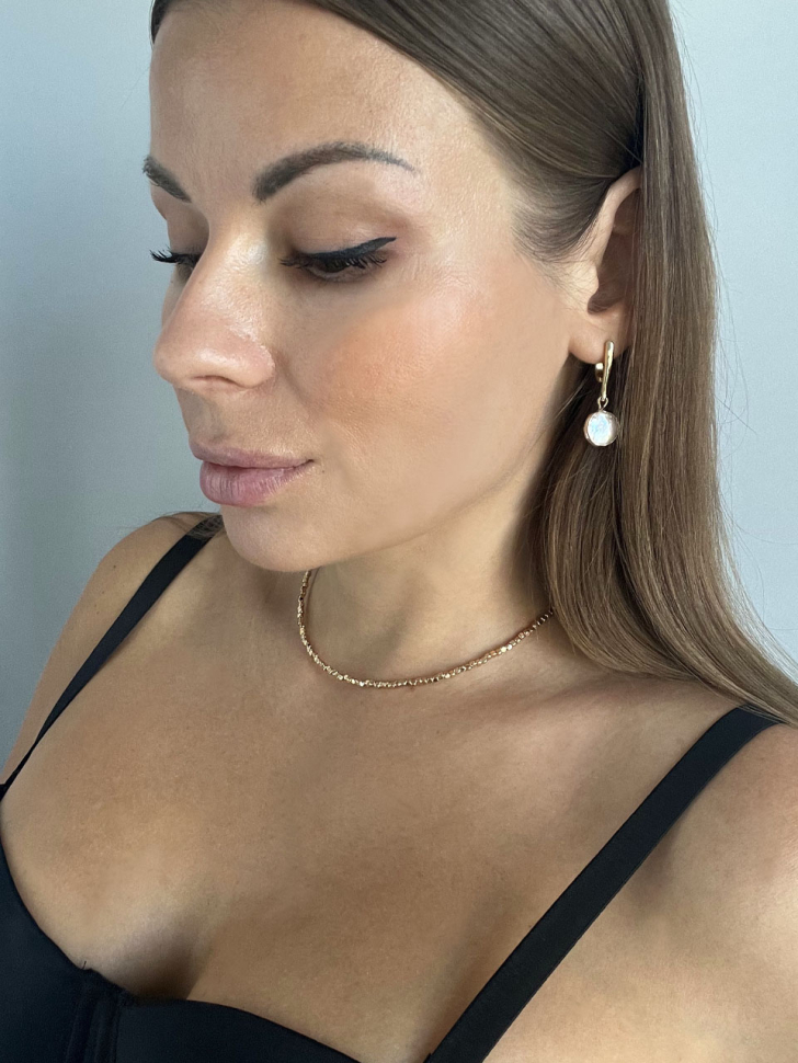 Goldener Hämatit-Choker D5022