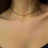Goldener Hämatit-Choker D5022