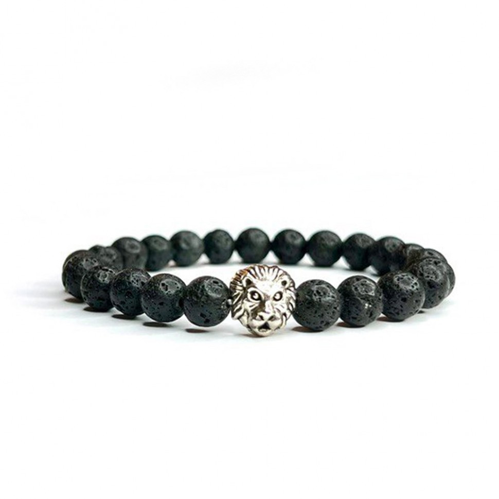 Lava-Armband mit Löwe D5004