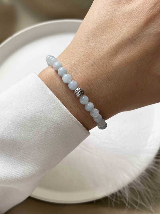 Armband aus Aquamarin 5268
