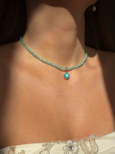 Amazonit-Choker 4647