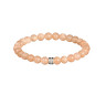 Armband aus natürlichen Steinen mit Swarovski-Steinen D4572