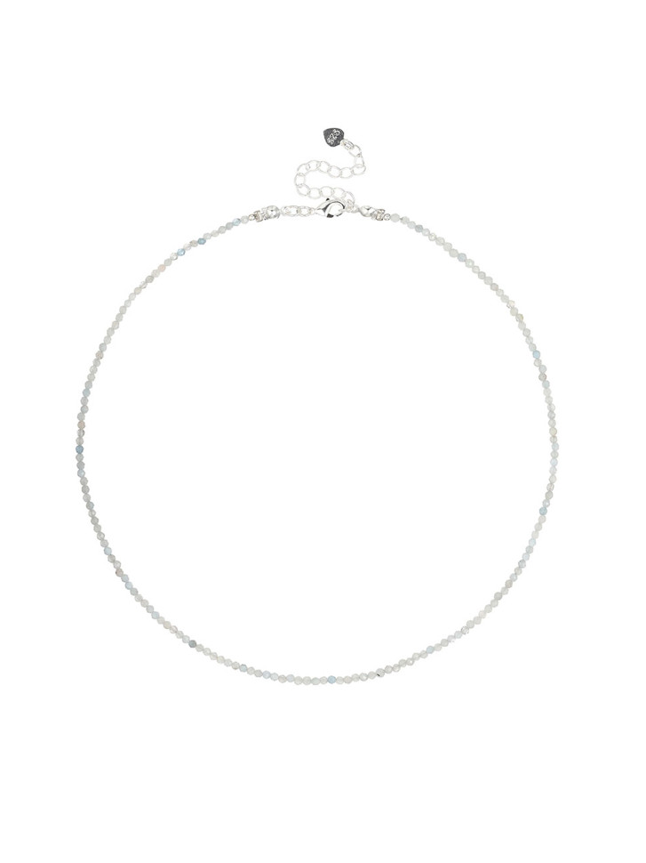 Aquamarin-Halskette D4789