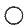 Schwarzes Damenarmband aus Achat D4605