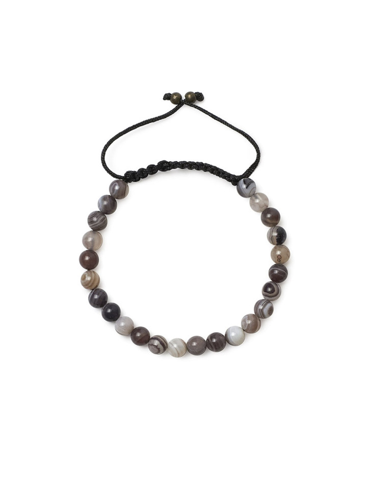 Herrenarmband aus natürlichen Achatsteinen D5040