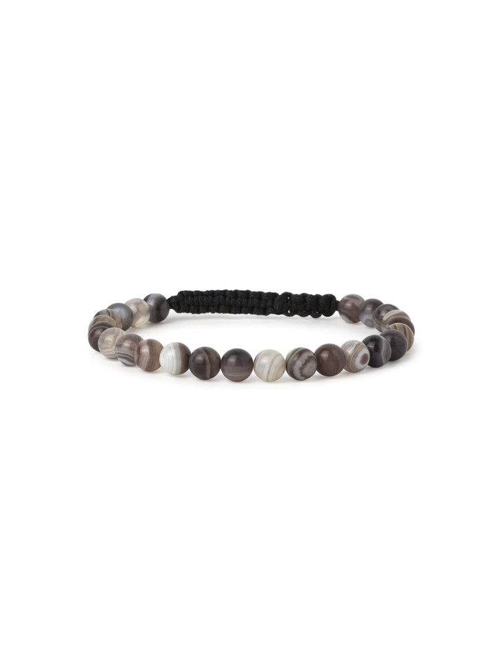 Herrenarmband aus natürlichen Achatsteinen D5040