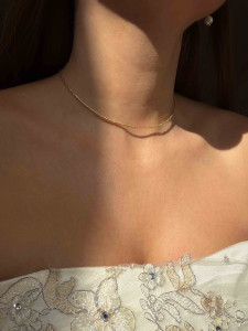 Goldener Choker 5272
