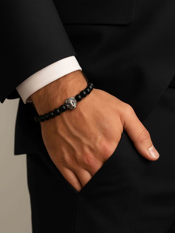 Lebijou Shungite Lion Head Bracelet 4560