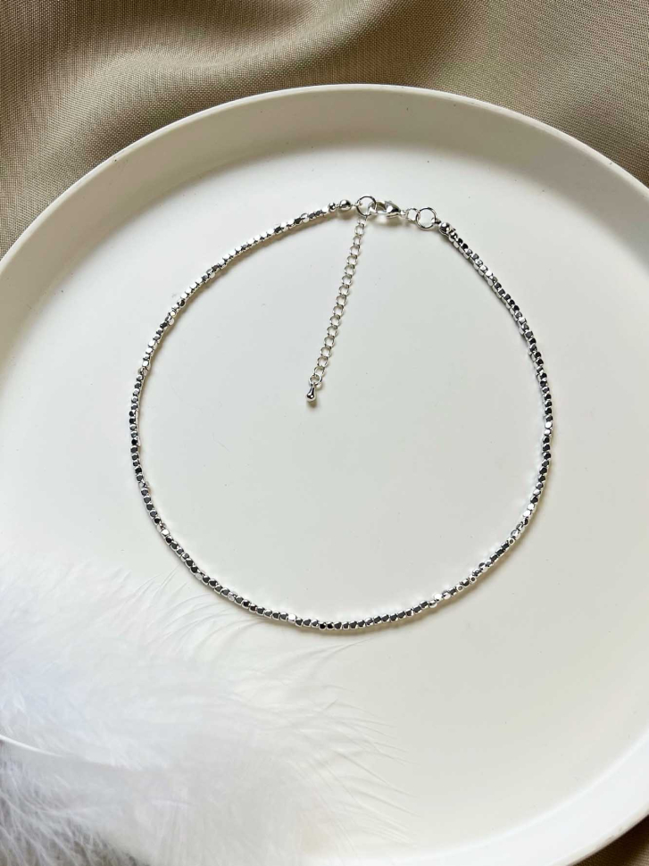 Silberner Choker D4698