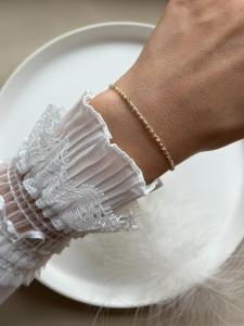 Thin citrine bracelet 5440