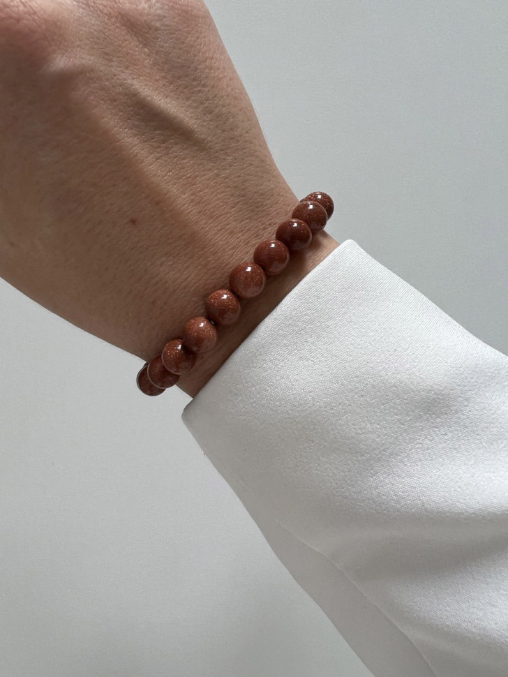 Damenarmband aus natürlichem Aventurin D4979