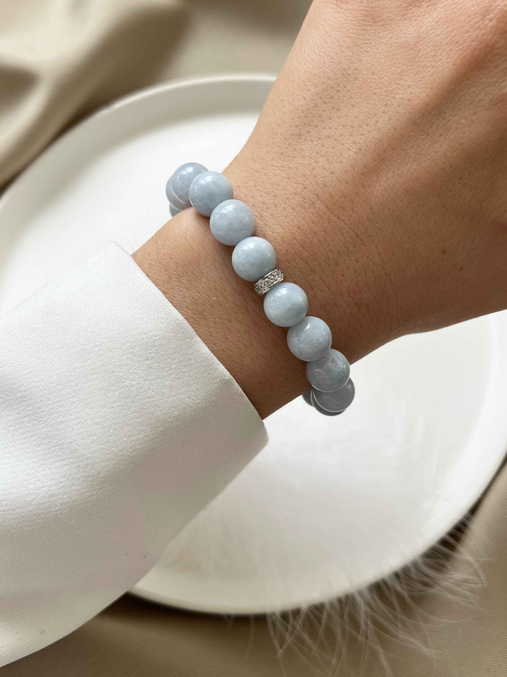 Aquamarin-Armband D2132