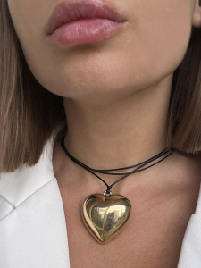 Halsband mit Herzanhänger 5146