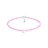 Choker aus natürlichem Perlmutt in Rosa D4790
