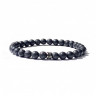 Schwarzes Herrenarmband D4452