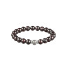 Herrenarmband mit Granat D4571