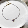 Violetter Zirkonia-Choker D5074
